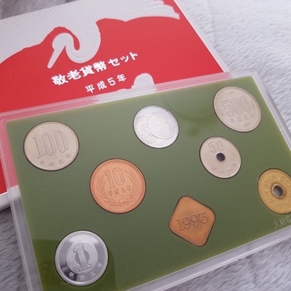 平成5年 純銀メダル入り 貨幣セット