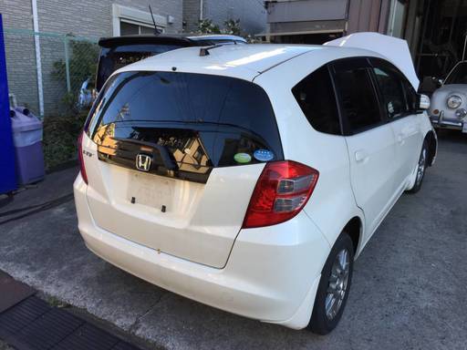 部品取りホンダフィット事故車現状H20エアーバックOKGE6 7万  