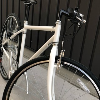 売切◆新車☆700ｃ　シンプル　クロスバイク　ホワイト