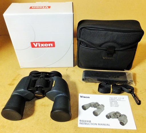ビクセン Vixen フォレスタシリーズ ZR8×42WP 双眼鏡◆ケース付き