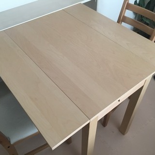 IKEA イケア ダイニングテーブル チェア二脚 セット