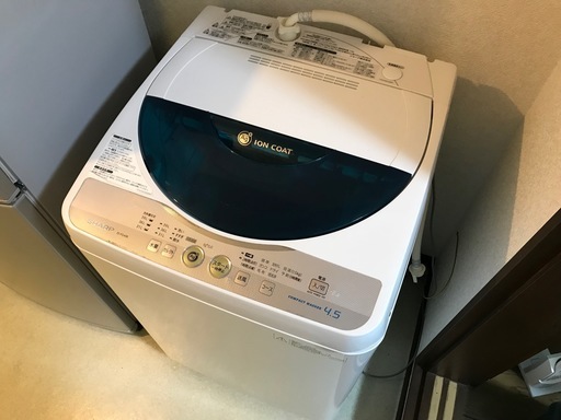 シャープ 洗濯機 4.5Kg ES-FG45K【1/28（日）直接引取希望】