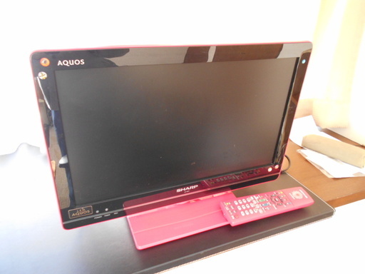 テレビ シャープ 19V型 AQUOS LC-19K7 ピンク