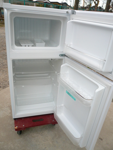 美品　ハイアール 106L 2ドア冷蔵庫（直冷式）ホワイトHaier JR-N106H JR-N106H