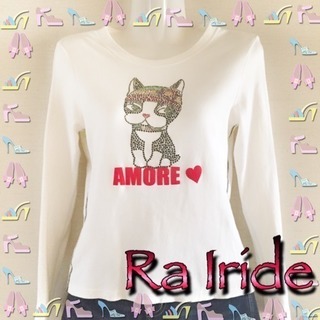 ☆希少☆【美品】RaIride AMOREロゴトップス 長袖 断...