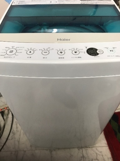 ハイアール  洗濯機  4.5k JW-C45A  2017年製