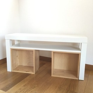 IKEA テレビ台 木製 ボックス