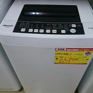 ハイセンス 全自動洗濯機5.5K HW-T55A 2017年製 ...