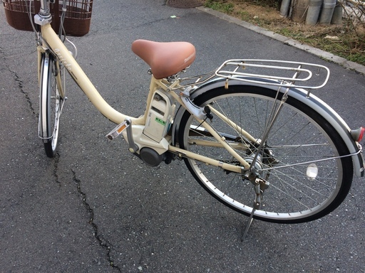 ブリヂストン　アシスタ　リチウム　アイボリー　26インチ　ナチュラ　ビビ　神戸市　電動自転車　地域限定送料無料