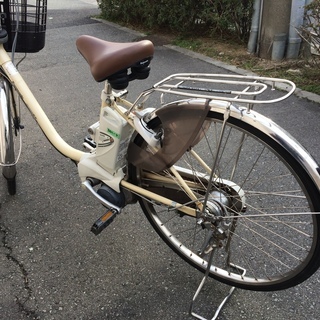 パナソニック ビビ EX 新基準 子供乗せ アイボリー 8AH パス ナチュラ 