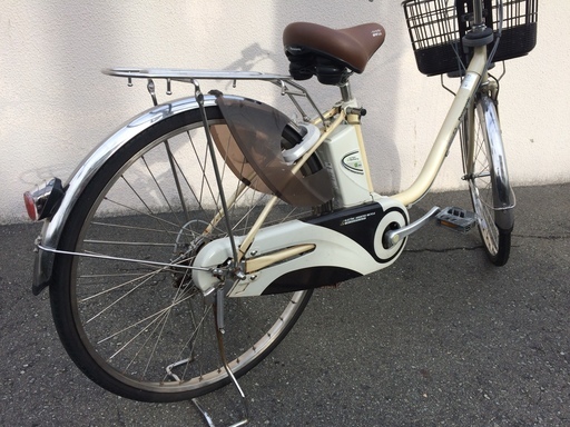 地域限定送料無料　バッテリー新品　ビビ　EX　新基準　ピンク　神戸市　電動自転車