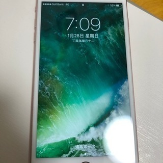 【良品】iphone6s plus 64G simフリー ローズ...