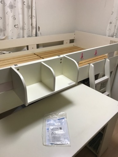コイズミデスク、ベッド、タンスのセット