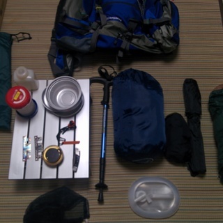ソロキャンプ用　登山道具１４点セット（27000円相当）