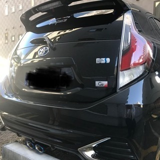 アクア 大型バックドアスポイラー 純正オプション