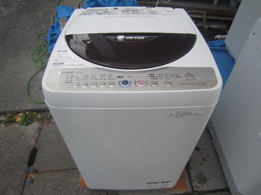 シャープ　ES-GE60K-T 洗濯機6キロ　２０１１年製