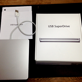 Apple USB SuperDrive（全揃い）中古送料込み(...