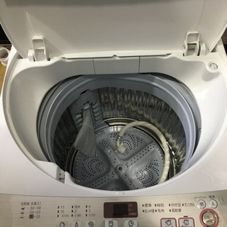 美品 2016年製 SHARPシャープ 6.0kg洗濯機 ES-GE60R-P