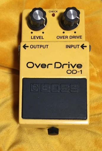ついに売り渡します、あの　BOSS OD-1 オーバードライブ　1980年ごろのビンテージ