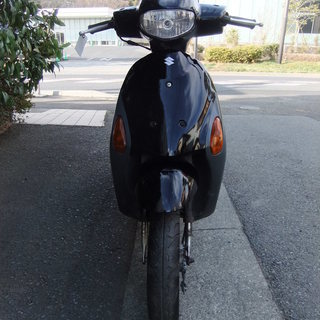 スズキ レッツ4(４サイクル) 中古実動車 バッテリ-フル充電済み オイル交換済み 外装バフ掛け磨き済み タイヤ後輪新品 書類有り スズキ レッツ4 中古実動車 バッテリー新品 オイル交換済み 書類有り