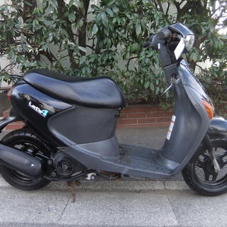 スズキ レッツ4(４サイクル) 中古実動車 バッテリ-フル充電済み オイル交換済み 外装バフ掛け磨き済み タイヤ後輪新品 書類有り スズキ レッツ4 中古実動車 バッテリー新品 オイル交換済み 書類有り