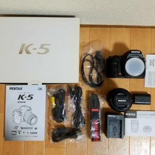 交渉中 ペンタックス PENTAX デジタル一眼レフカメラ K-5 標準ズームレンズ付 箱付  デジカメ ガイドブック 完品