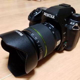 交渉中 ペンタックス PENTAX デジタル一眼レフカメラ K-5 標準ズームレンズ付 箱付  デジカメ ガイドブック 完品