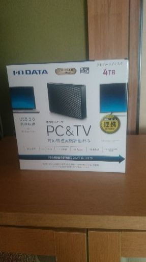 IO DATA 外付けHDD 4TB
