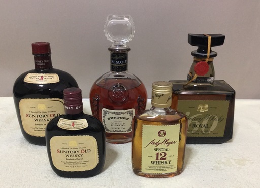 古酒・お得★サントリーウィスキー特級・7本セット。