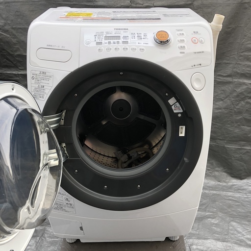 ▽12年製 TOSHIBA 東芝 ドラム式洗濯乾燥機 容量9.0kg/乾燥6.0