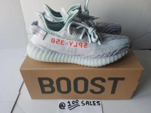 スニーカー yeezy boost 350 v2 blue tint