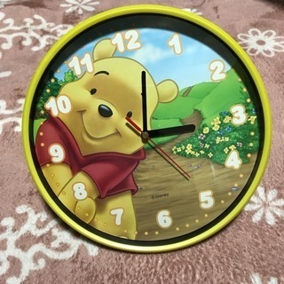 ぷーさんの掛け時計