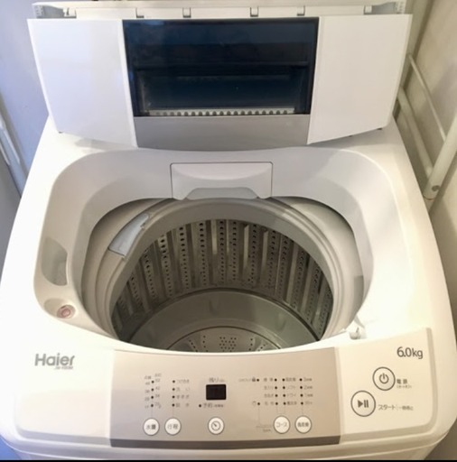 ハイアールJW-K60M W [全自動洗濯機6kg　２０１６年