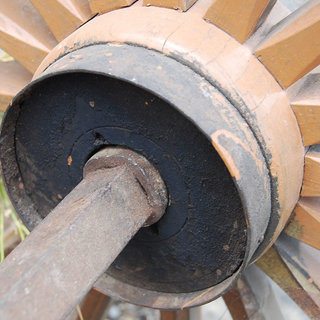 大八車 車輪＋軸