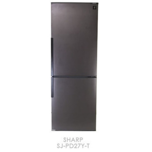 大幅値下げ!!】SHARP ノンフロン冷凍冷蔵庫 SJ-PD27Y-T プラズマ