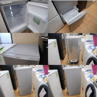 Panasonic/パナソニック 2ドア冷蔵庫 NR-B149W シルバー 2017年製 138L