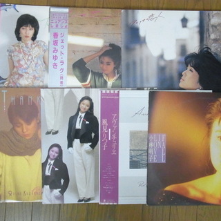 LPレコード７枚　小林明子、風見りつ子、麗美、倉橋ルイ子、石川優...