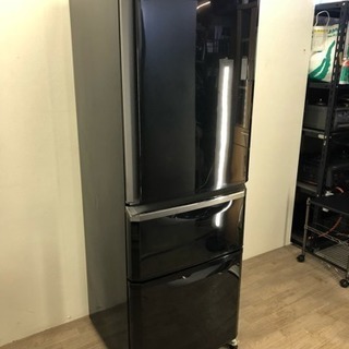 ☆012799三菱 3ドア 冷蔵庫 370L 12年製☆