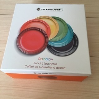 未使用】ル・クルーゼ(LE CREUSET) ルクルーゼ 18センチプレート6枚セット