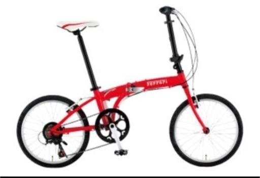 折りたたみ自転車 デザイン違い フェラーリ