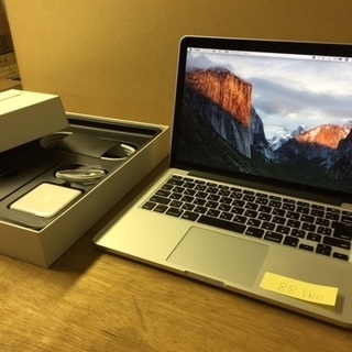 MacBookPro　13インチRetina　SSDで早いです。...