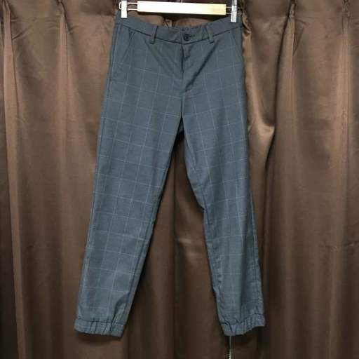 ユニクロ Uniqlo テーパードパンツ グレーチェック Sサイズ おーちゃん 新所沢のパンツ メンズ の中古 古着あげます 譲ります ジモティーで不用品の処分