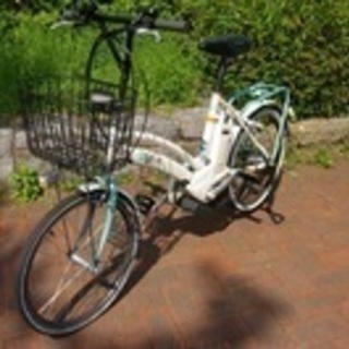 ブリジストン製20インチ　ホワイトＸ水色自転車