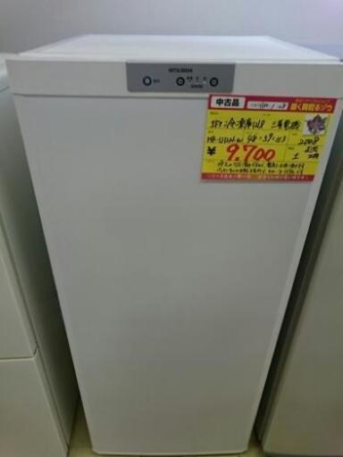 三菱電機 1ドア冷凍庫121L MF-U12N-W 2008年製 中古品 (高く買い取るゾウ中間店)
