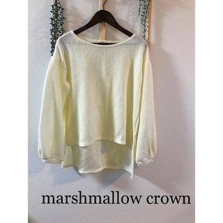 ☆marshmallow  crown☆ニットプルオーバー