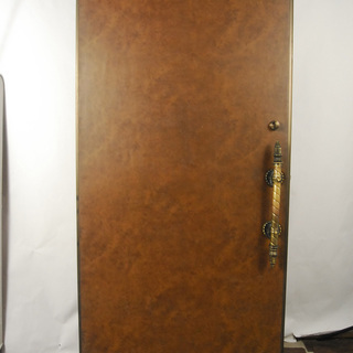 超高級 イタリア製 ドア 扉 アンティーク 青銅 建具 ハープを弾く女性 出入口 玄関