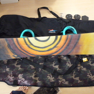 BURTON CUSTOM 板154　バイン付CUSTOM　ケース、カバー付き