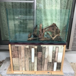 取引予約完了※ 90cmオールガラス水槽