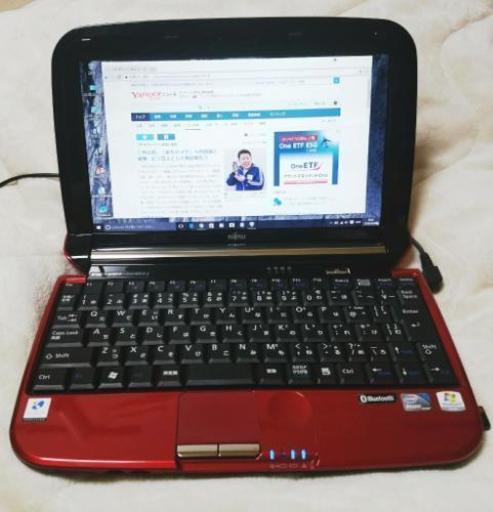 美品!ルビーレッド富士通LOOX MG/30/Win10/Office/アドビ他