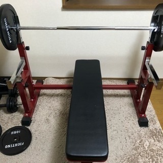 ベンチプレス140kg分/ダンベル 17kg×2個